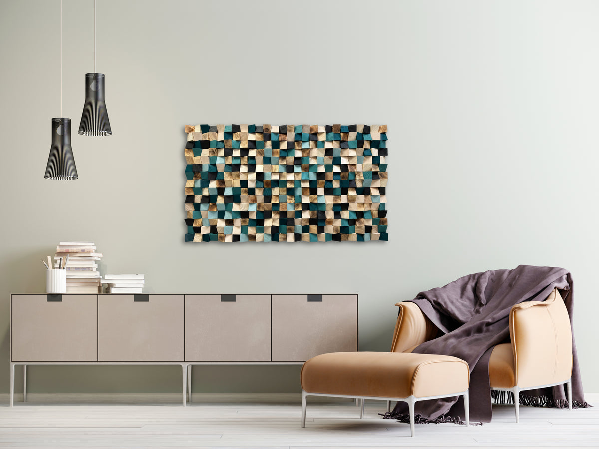 Purple Ombre Square Wall Art